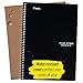 Five Star Small Spiral Notebook, 2 Subject, College Ruled Paper, 9-1/2