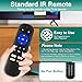 Pack of 2 IR Remote Only for Roku Built-in TV Remote,for Hisense/TCL/Onn/Element/Sharp/Haier/Hitachi/LG/Sanyo/JVC/Magnavox/RCA/Philips/Westinghouse Roku Series Smart TV, Not for Others Roku or TV