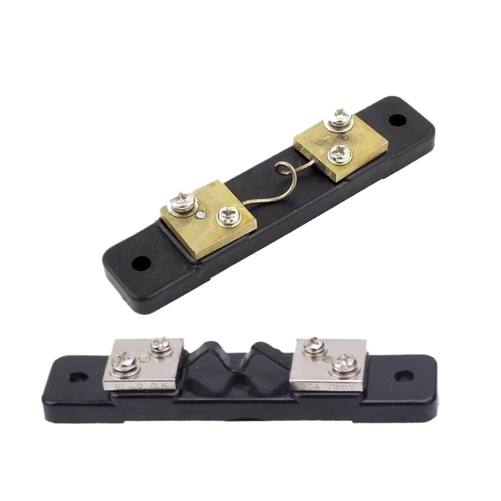HHB18I 1pcs FL-2 0.5-class 75mV Ammeter Shunt Resistor 50A／75mV Is Used for LED Digital Voltmeter Ammeter Shunt.(30A)