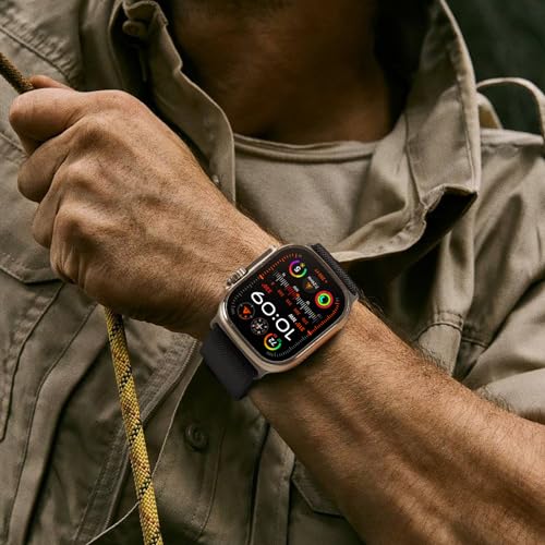 Image of Suitisbest Straps Compatible for Apple Watch Ultra 3 Strap 49 /46 /45 /44 /42 /41 /40 /38mm, Stretchy Nylon Sport Loop Strap with S-Hook for Apple Watch Ultra 3 /2 /1 SE3 Series 11 10 9 8 7 6 5 4【Band only】