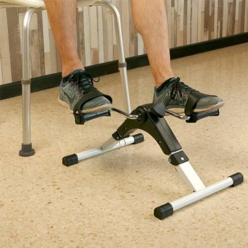Mini Hometrainer Voetpedaal Oefening Opvouwbare met Elektronische Lcd Display Fit Arm en Been Body Draagbare Oefening Indoor Fitness Fiets - Afbeelding 5