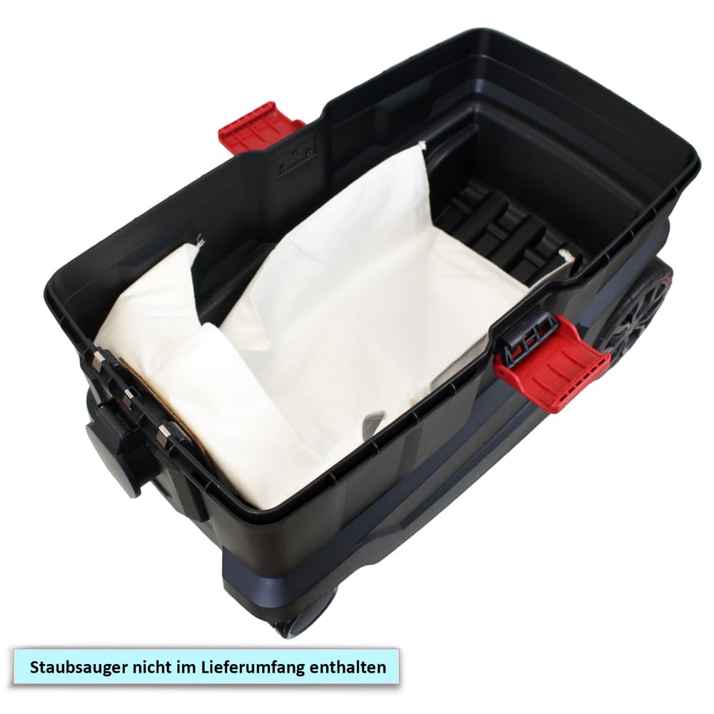 MisterVac Sacchetti Per Aspirapolvere Professionali - 5 Pezzi Compatibili Con Rupes S 130L, Tessuto Non Tessuto 5 Strati - copertina