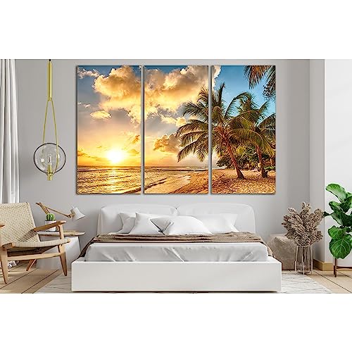 Lienzo impreso gran formato ZELLART acabado premium decoracion triptica de 3 paneles