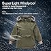 ACESTAR Boys Girls Waterproof Rain Jacket Coat,Windproof Raincoat Windbreaker Outwear for Kids Children Toddler Spring Fall Jacket(JK007G0,6T)