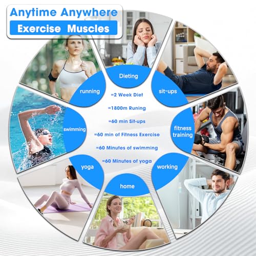 FDA Cleared - EMS Ab Stimulator Muscle Toner Women Men | Tactical x abs Muscle Stimulator Military Grade, ab Machine for Stomach Arm Leg Neck Workout Equipment Gifts miniatura 4