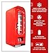 Koolatron CVF18-G AZ Coca-Cola Exclusive New Retro Vending Machine Style 10 Can Mini Fridge, 12V DC/110V AC with Tall Window Display for Home, Dorm, Office, Games Room, Red