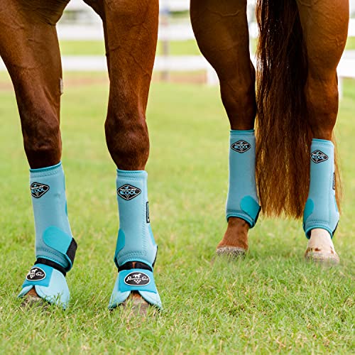 Image of Professional's Choice 2XCOOL Sports Medicine Horse Boots | Protective & Breathable Design for Ultimate Comfort & Durability in Active Horses | Value 4 Pack