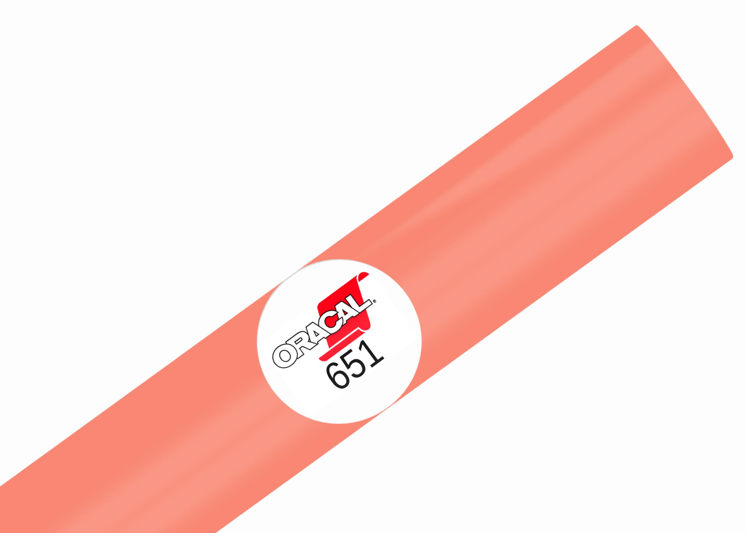ORACAL Vinyle permanent brillant 651 corail pour déco maison personnalisée