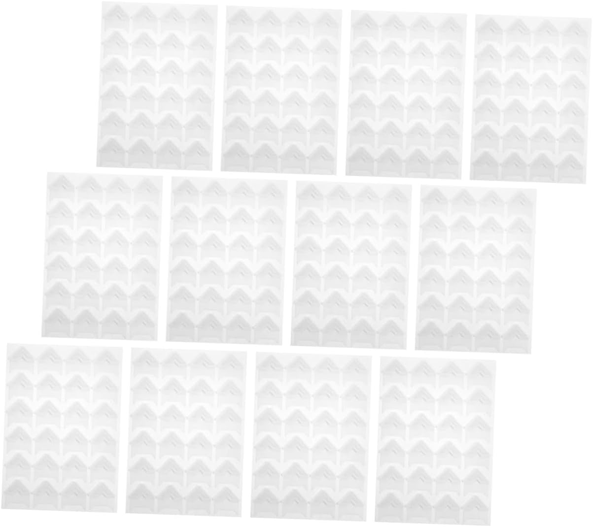 Parliky Self-Adhesive Photo Corners Stickers for Scrapbooking and Photo Albums, White Vintage Style, 24 Pieces Per Sheet, DIY Picture Mounting Corners for Memory Books and Journals