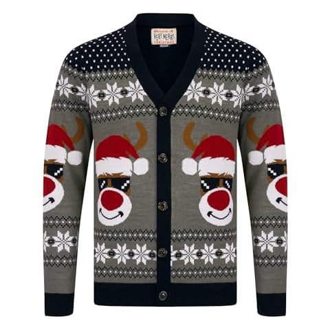 Tokyo Laundry Merry Christmas Cardigan for Men Cover
