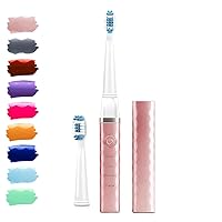 Vista 14 de Pop Sonic Cepillo de dientes USB Charge Anywhere (verde) - Cepillo de dientes recargable con hasta 40,000 trazos de cepillo/Minuto-Cerdas de nailon