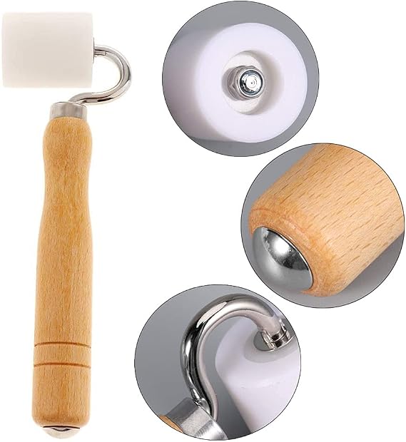 Wallpaper Seam Roller Press Roller Edge Roller Flat Pressure Roller Hand Pressure Roller Seam Roller for Wallpaper Seam Decoration Tool