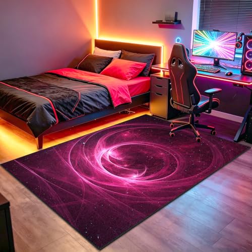 Tapis de protection de sol gaming antidérapant contre rayures de chaise - 6