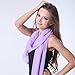 Fashionable Solid Color Chiffon Scarf - Camel