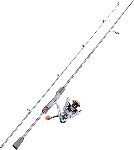 Miniatura 2 de Combos de caña de pescar giratoria y carrete Sougaiyang con manillas vacías de grafito de 2 piezas para pesca de bass Girando con carrete