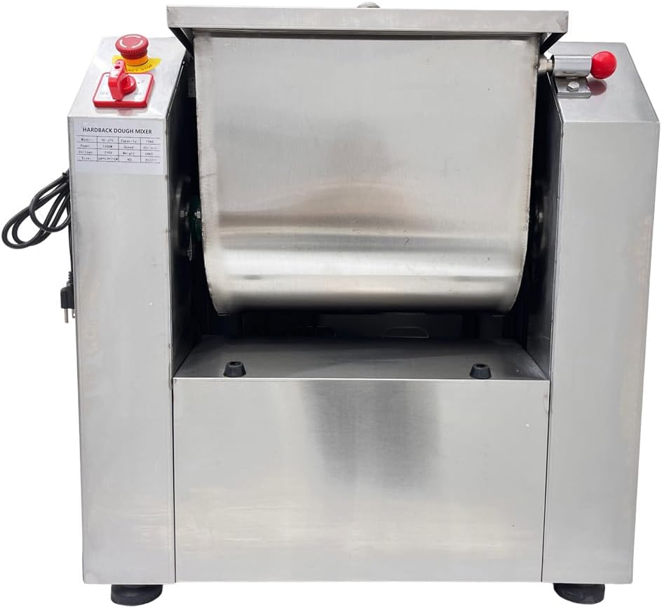 Dough Mixer Electric Food Mixer Commercial Dough Blender Machine Stainless Steel Dough Mixing Machine With Kneading Capacity of 33.1 lbs Flour Mixing Machine 110V