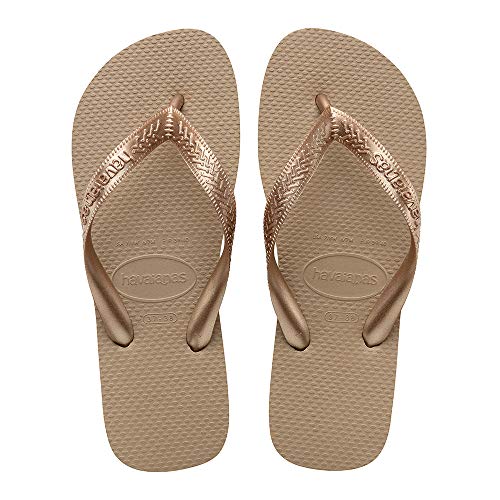 Chinelo Top, Havaianas, Adulto Unissex, Rose Gold, 35/36