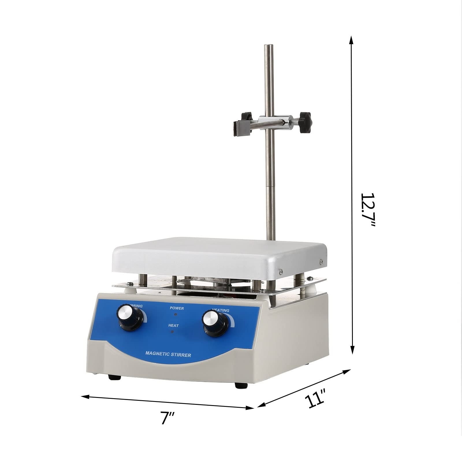 1000ML 3000ML elektryczne mieszadło magnetyczne płyta grzejna mikser Shaker z mieszadłem medyczne laboratorium chemiczne Bioloicgal(1000ml 0-1600 rpm)