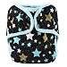 Sigzagor Baby Cloth Diaper Cover Nappy One Size 8lbs to 36lbs for Boys (Stars)