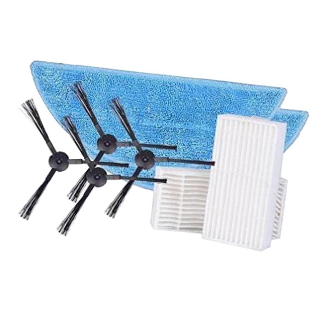 Replacement Kits Set for ILIFE V3s V5 V5s V3 Brush Vacuum Mop Cleaner HEPA| ILIFE Side Brush + HEPA Filter + Mop Cloth Set-image-14