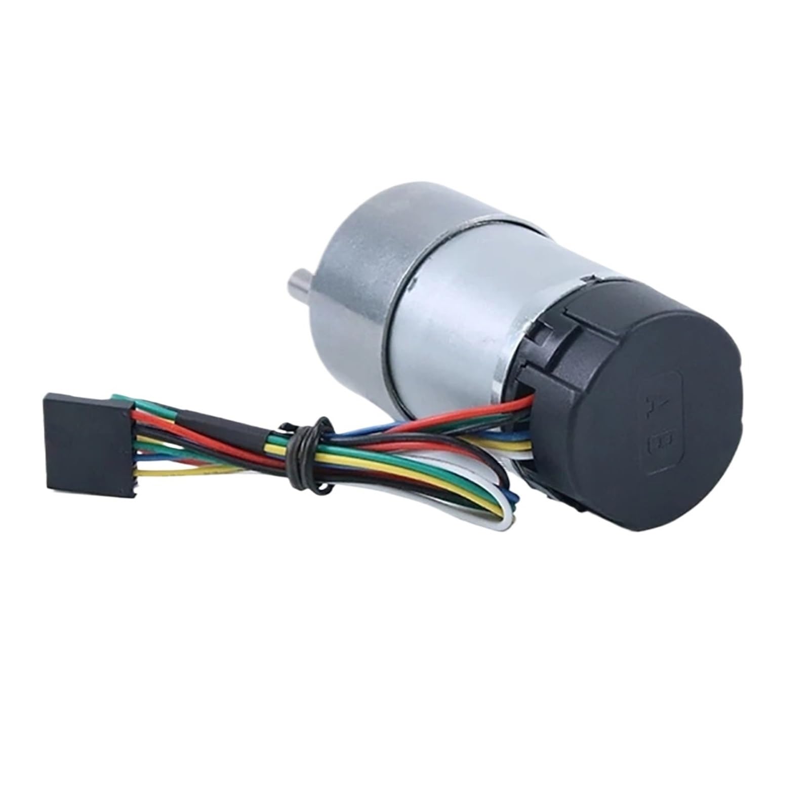 Motor reductor de engranajes metálicos de CC de 37 mm con codificador Hall de 24 V y velocidad ajustable en sentido horario o antihorario, alto par, JGB37-3530B(37RPM,24V only Motor)
