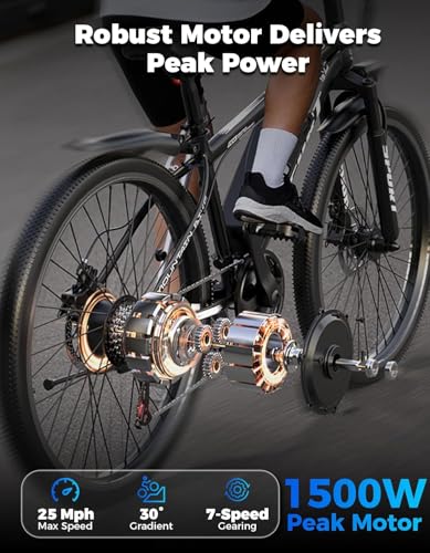 1500W Peak Dual Suspension Ebike