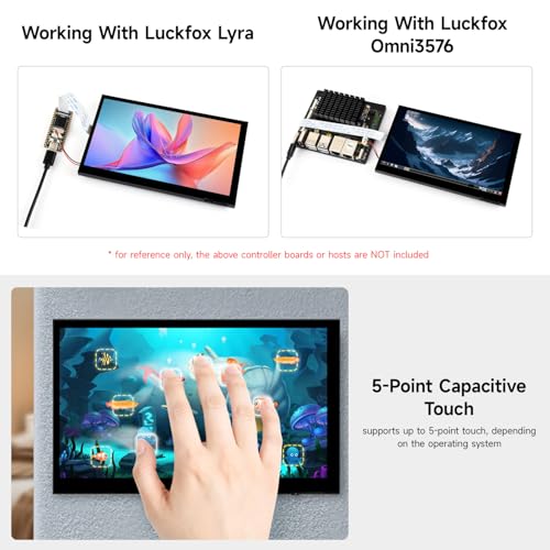 Image of KLAYERS 7-inch DSI Capacitive Touch Display with High-Resolution IPS Panel，Compatible with Raspberry Pi OS