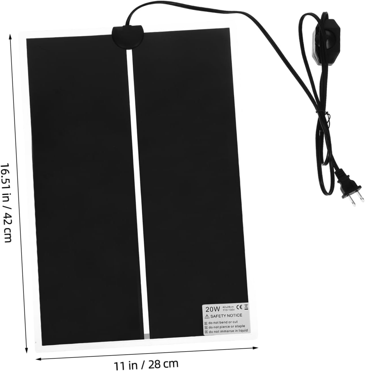 3pcs Reptile Heat Mat Temperature Controller Electric Heating Pad for Snake Tanks Turtles and Lizards Power Overheat Compatibility