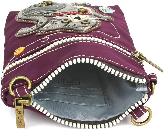 CHALA Crossbody RFID Cell Phone Purse - Women Nylon/Faux Leather Multicolor Handbag with Adjustable Strap Venture - Image 5