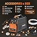 FEMEROL 3 in 1 Plasma Cutter/LIFT TIG/Stick Welder,50Amp Plasma Cutter Machine 200A Stick and LIFT TIG Welder, Large LED Display IGBT 110/220V Dual Voltage Plasma Cutter Welder Combo