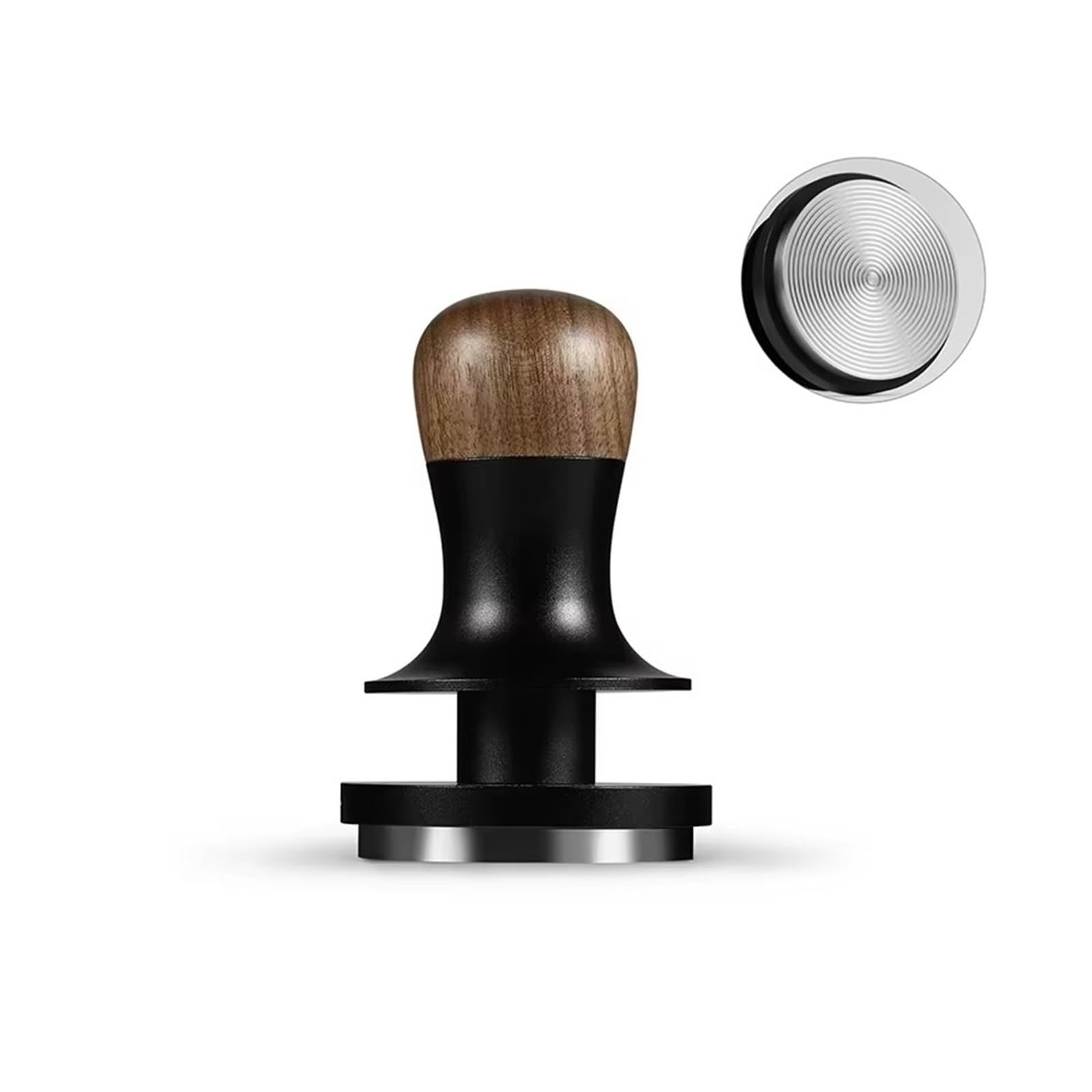 Prensa De Café A Presión Constante De 30 Libras, 51mm, 53mm, 58mm, Prensas Planas For Espresso Con Herramienta De Barista Con Resorte Calibrado(53mm,Thread set)