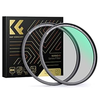 K&F CONCEPT Nano-Xcel Filtro 77mm Polarizzatore Circolare Magnetico con Anello Adattatore Magnetico CPL Filter in Vetro Ottico con 24 Strati Nano-Rivestimento