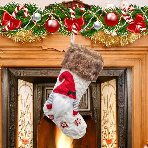 Personalized Fireplace Christmas Stockings, Christmas Stockings (...