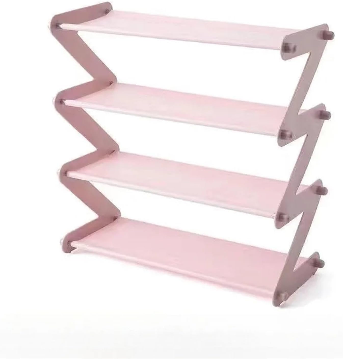 Compatible for Shoe Storage Rack Folding Household Small Dormitory Simple Door Organizador De Zapatos(Sky Blue)