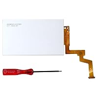 Vista 8 de Reemplazo superior superior de pantalla de cristal LCD para Nintendo nuevo 2DS XL LL con destornillador de pH de 0.059 in