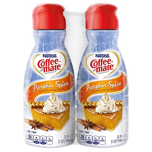 COFFEE-MATE, Pumpkin Spice, Liquid Coffee Creamer, 32 oz (Pack of 2)