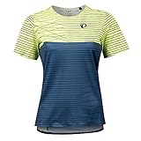 90 g (Größe M) PEARL IZUMI Launch Kurzarmshirt Damen Sunny Lime/Dark Denim Frequency Größe M 2020 Radtrikot kurzärmlig