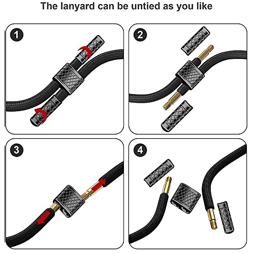 Caroki Crossbody Case For Iphone 12/12 Pro, Crossbody Phone Cover With Adjustable Nylon Neck Strap Clear Transparent Phone Case (Black) #TOP4