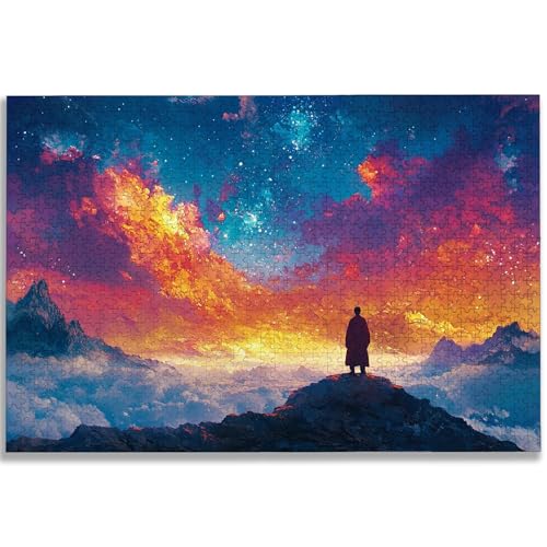 3000ピース ジグソーパズル 風景、大人向け 木製パズル アニメ、3000ピース (122x80 cm)、大人向け 難しい 挑戦 家族で楽しめるやりがいのあるゲーム、Wooden Puzzles ゲームナイト、インテリア、ギフトに最適、-1026