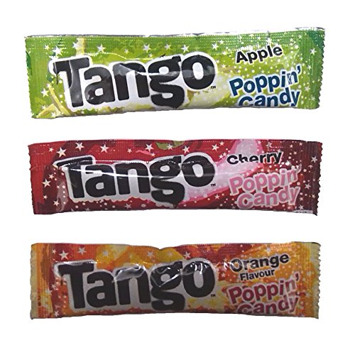 100 x Tango Popping Candy Sachets - Cherry Orange & Apple Flavours