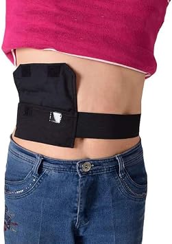 Peritoneal Dialysis Gastrostomy Belt, G Tube Holder with Cover Bag, Feeding Tube Belt Catheter Holder, for PEG Tube, G Tube and J Tube