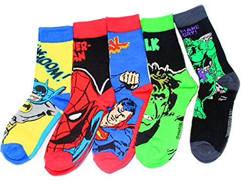 Jintong 5 Pares De Calcetines Para Hombre, Nuevos Cómics, Avenger, Capitán América, Calcetines De...