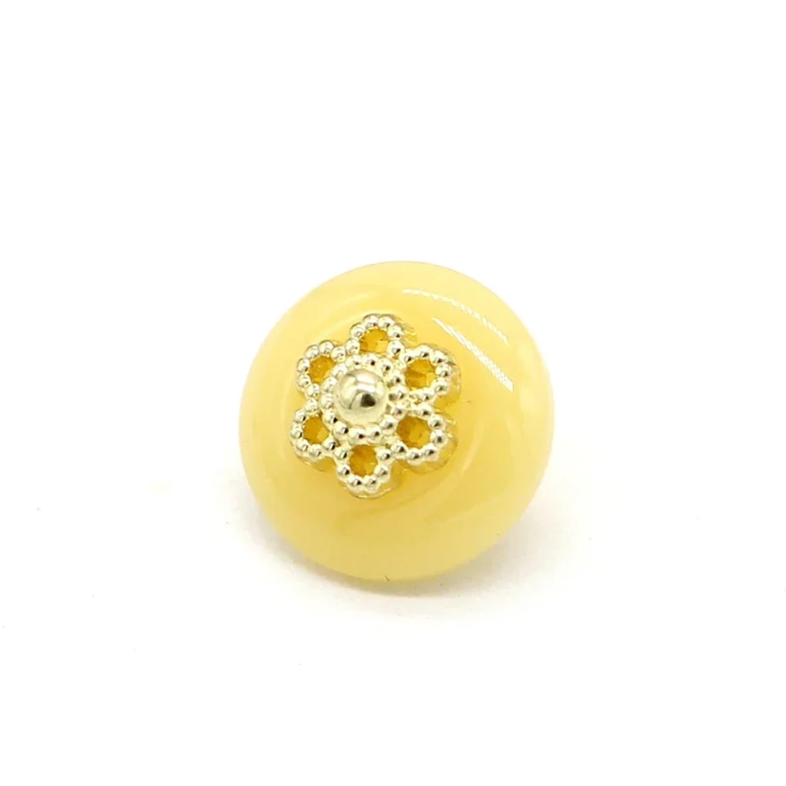 bottoni, Confezione Da 12 Bottoni In Resina Multicolore, 11 Mm(Grass Green)