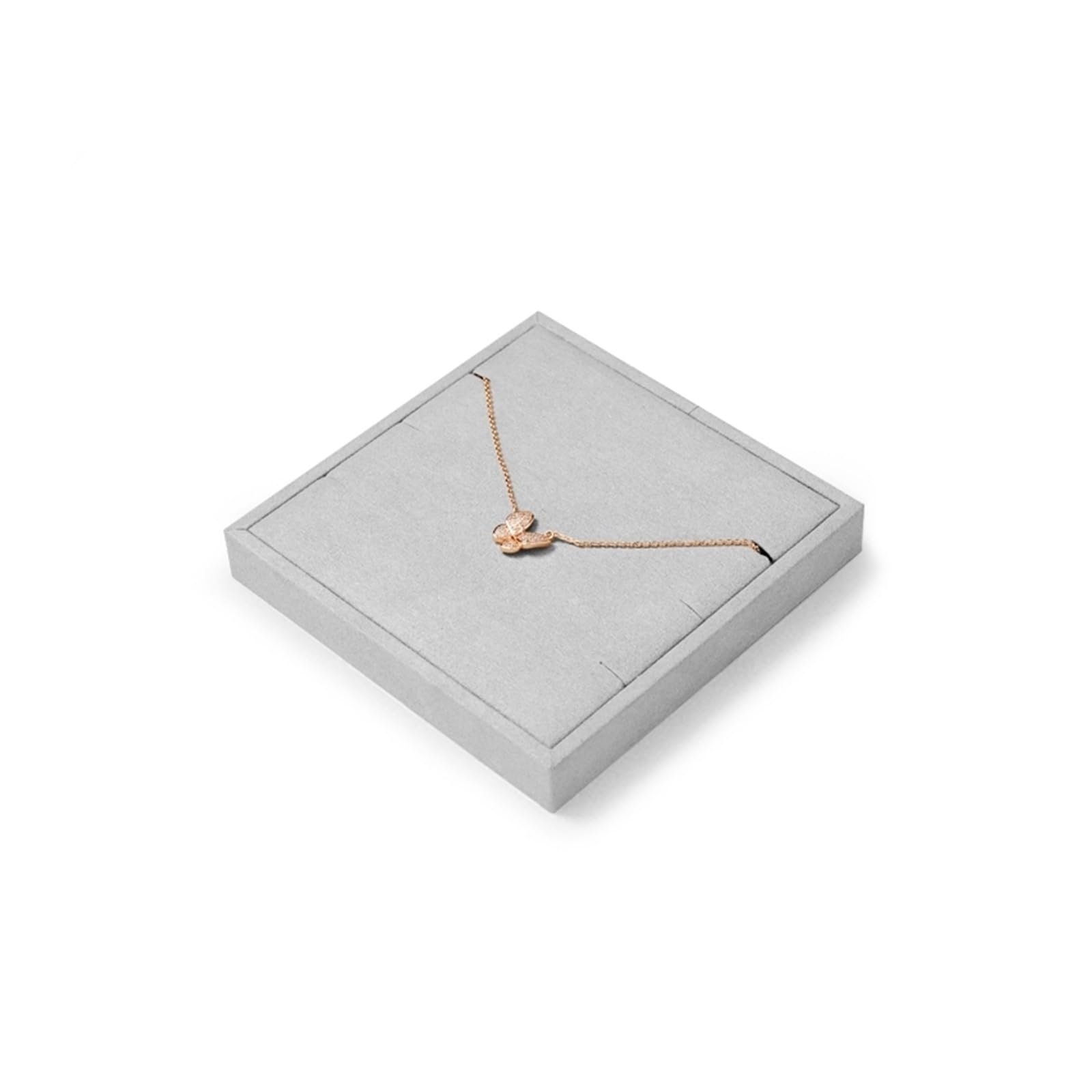 YGMNQAL Velvet Jewelry Tray Display Trays Grey Velvet Jewelry Display Tray For Ring Earrings Bangle Necklace Tray Organizer Jewelry Display Tray Grey