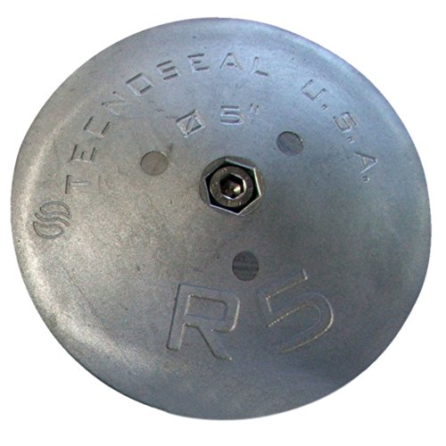 Tecnoseal R5 Rudder Anode - Zinc - 5 Diameter