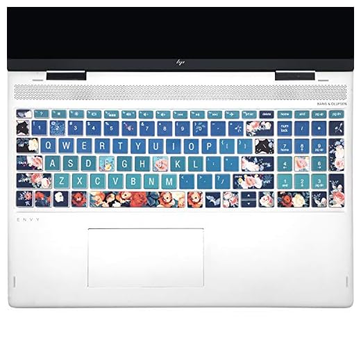Keyboard Cover for HP Envy x360 15.6''Series /2020 2019 HP Pavilion 15/ HP Pavilion x360 15.6” Series/HP Envy 17 17.3" Series/HP Laptop 15t 17t 17-ca0011nr 17-by0040nr,Rose