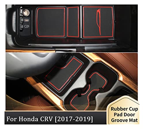 Tapis de doublure de console centrale C-RV 2017-2019 finition rouge