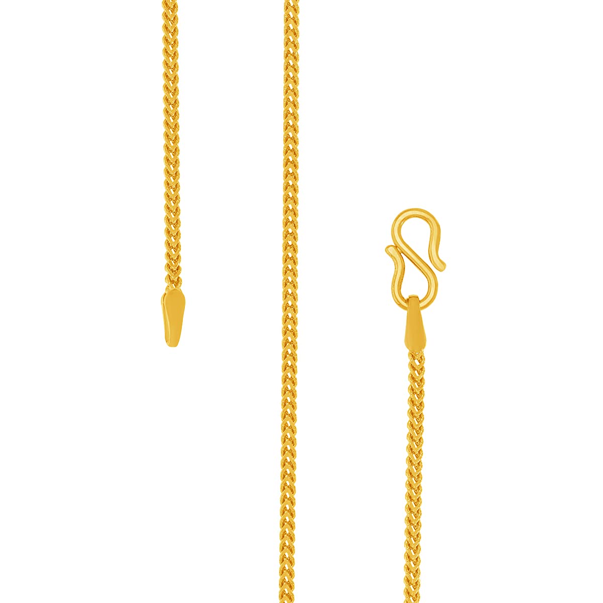 WHP JEWELLERS 45CM Gleam Box Yellow Gold Chain for Women & Men | 22 Carat Gold Chain | Gold Chain for Men & Women | Women 22KT Gold Chain | Womens Fashion Jewellery & Men | Great for Gifting (B0BLYMX7YT) Amazon Price History, Amazon Price Tracker