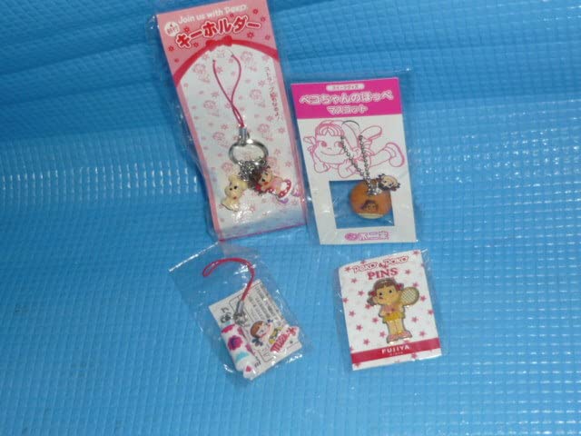 新品未使用 非売品 ペコちゃん ポコちゃん マスコット ピンバッジ ストラップ 新品未使用 非売品 ペコちゃん ポコちゃん マスコット