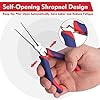 WORKPRO 2-Piece 6" Mini Needle Nose Pliers Set(Smooth Jaw), Long Nose Pliers, Bent Nose Pliers with Comfort Grip Handles, Jewelry Plier For Wire Wrapping, Handmade Craft, Jewelry Making Supplies #3